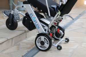 eloflex foldable power electric wheelchair portable compact